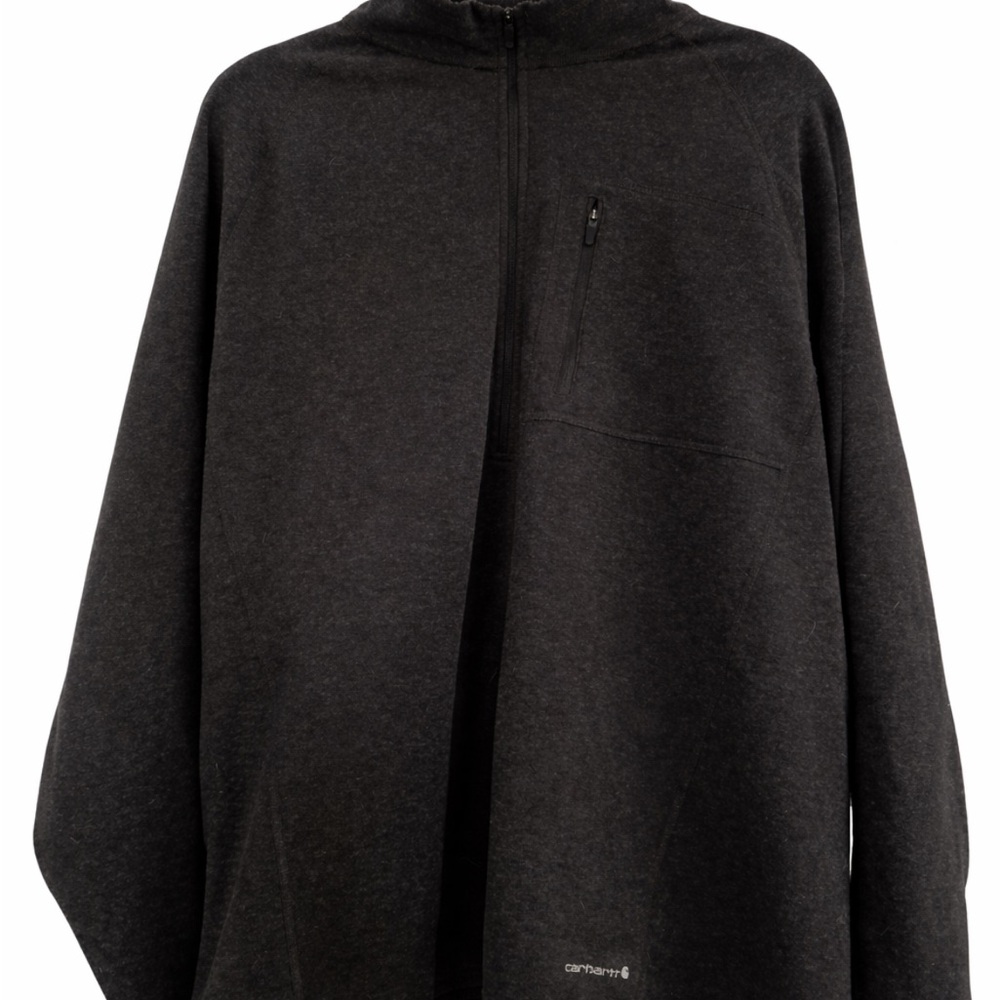 Carhartt Black Pullover Jacket Cozy Oversized